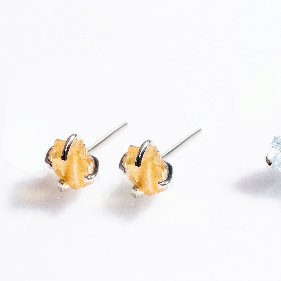 ARETES BRIGHT PLATA CITRINO