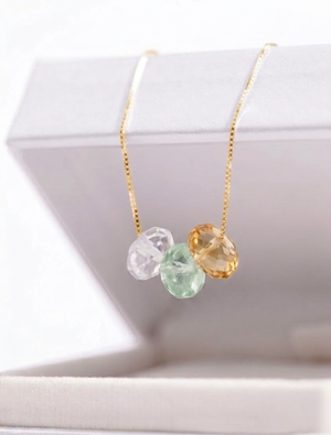 COLLAR TRINA DONAS ORO 18k