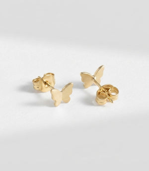 ARETES MARIPOSA Oro 18k (A PEDIDO)