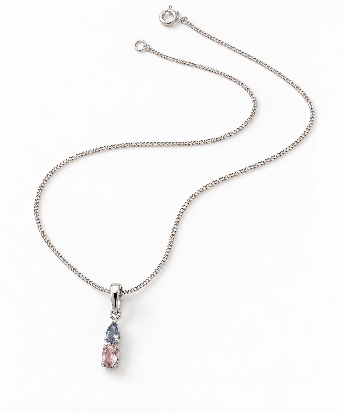 COLLAR DUET ZAFIRO Y TURMALINA