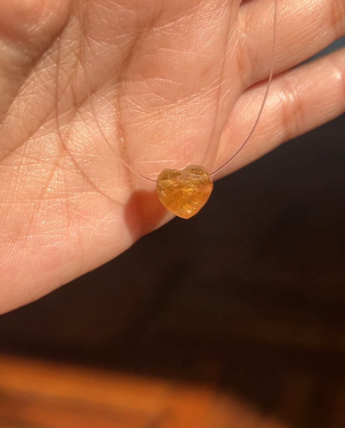 Collar flotante Corazón