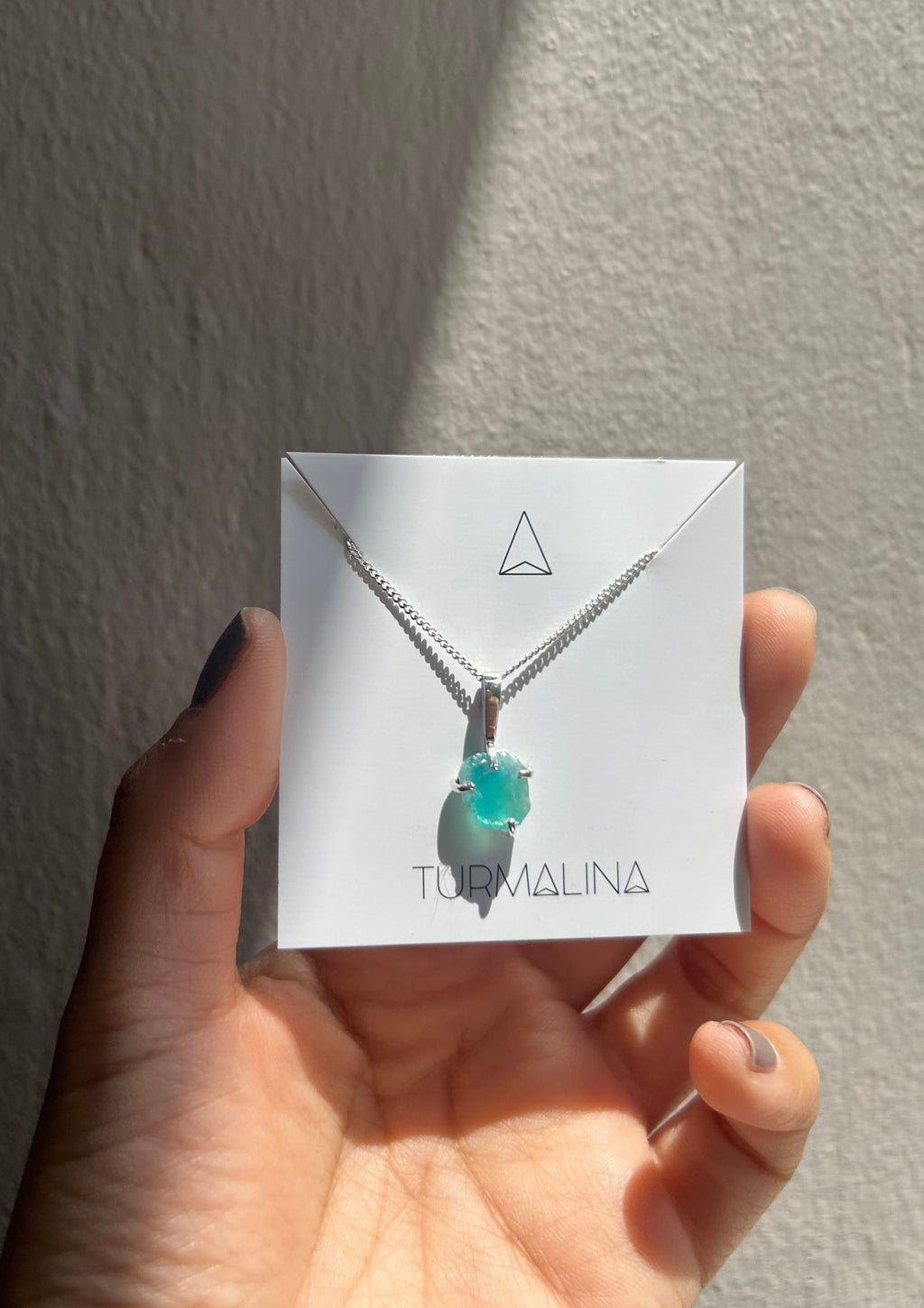 COLLAR ROCK PLATA OPALO ANDINO