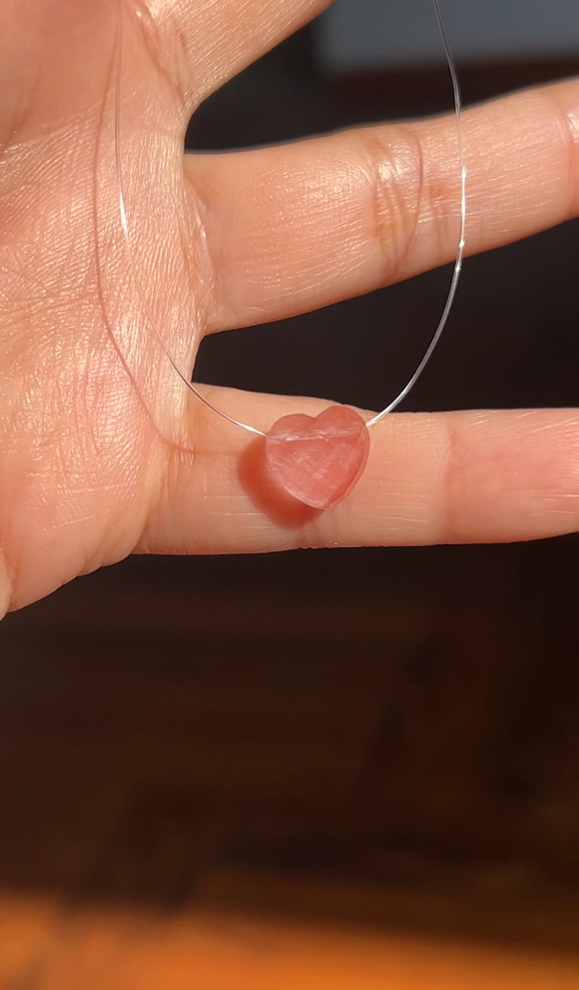 Collar flotante Corazón