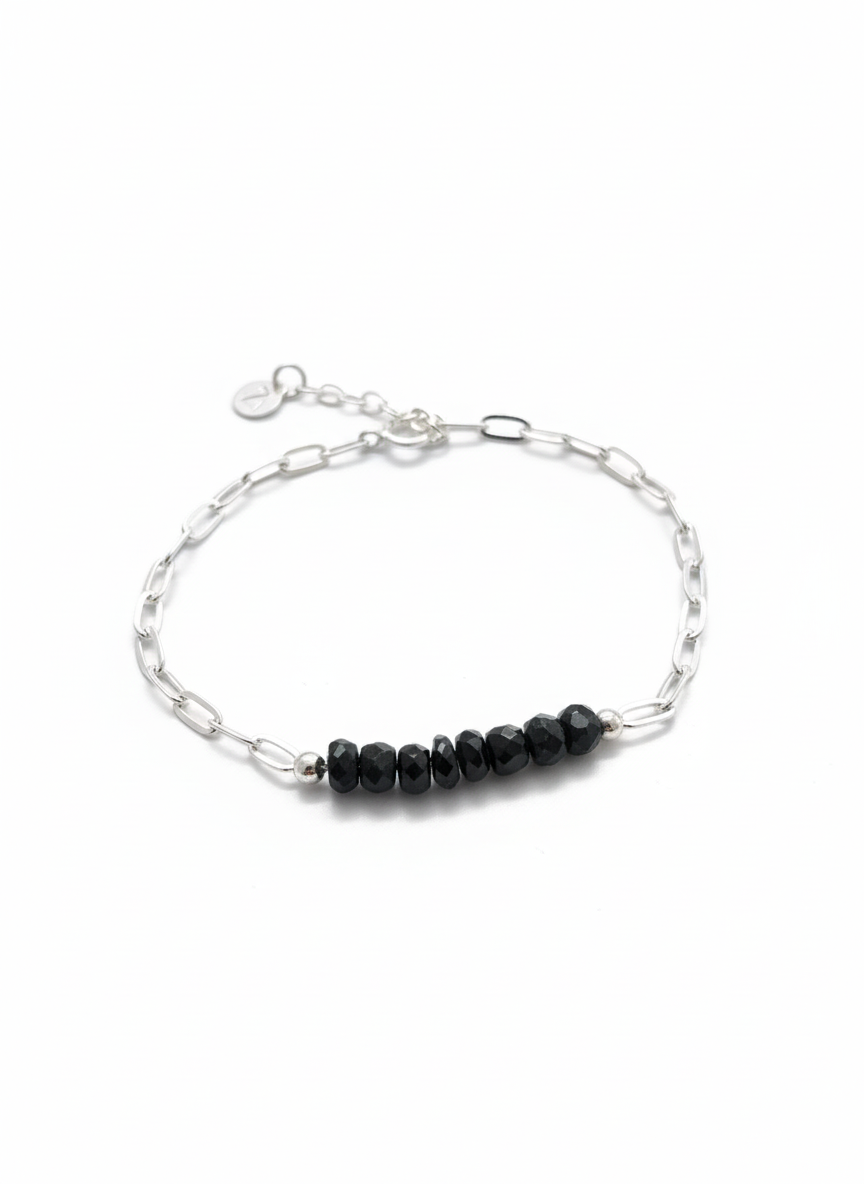 Pulsera Olmos Turmalina negra
