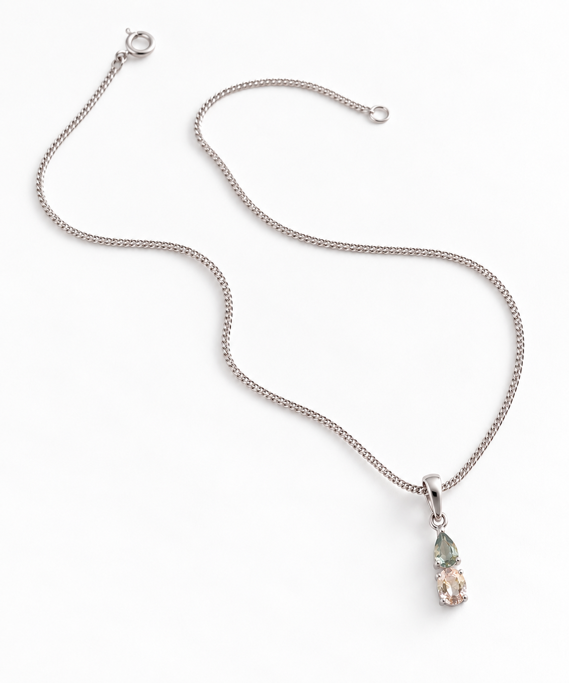 COLLAR DUET ZAFIRO Y TURMALINA