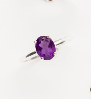 ANILLO OVAL PLATA (A PEDIDO)