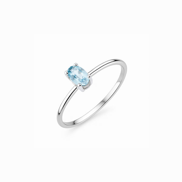 ANILLO OVAL PLATA TOPACIO SKY BLUE