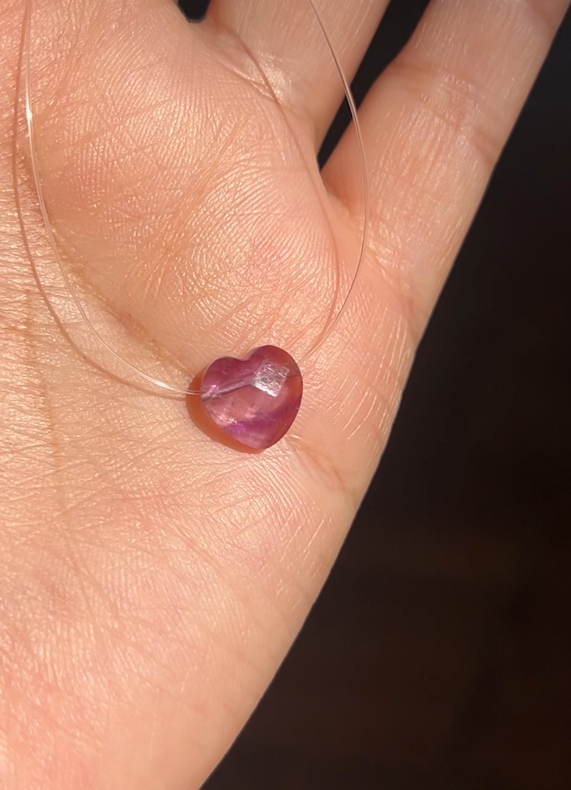 Collar flotante Corazón