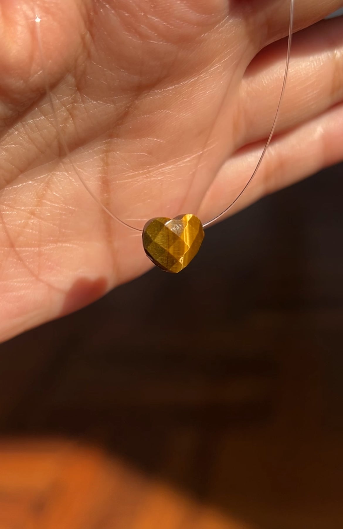 Collar flotante Corazón