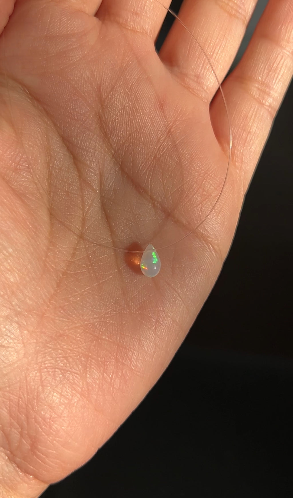 Gota flotante Ópalo Etíope