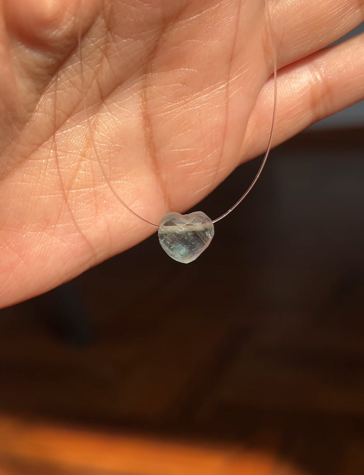 Collar flotante Corazón