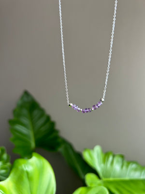 CHOKER KIRA AMATISTA PLATA