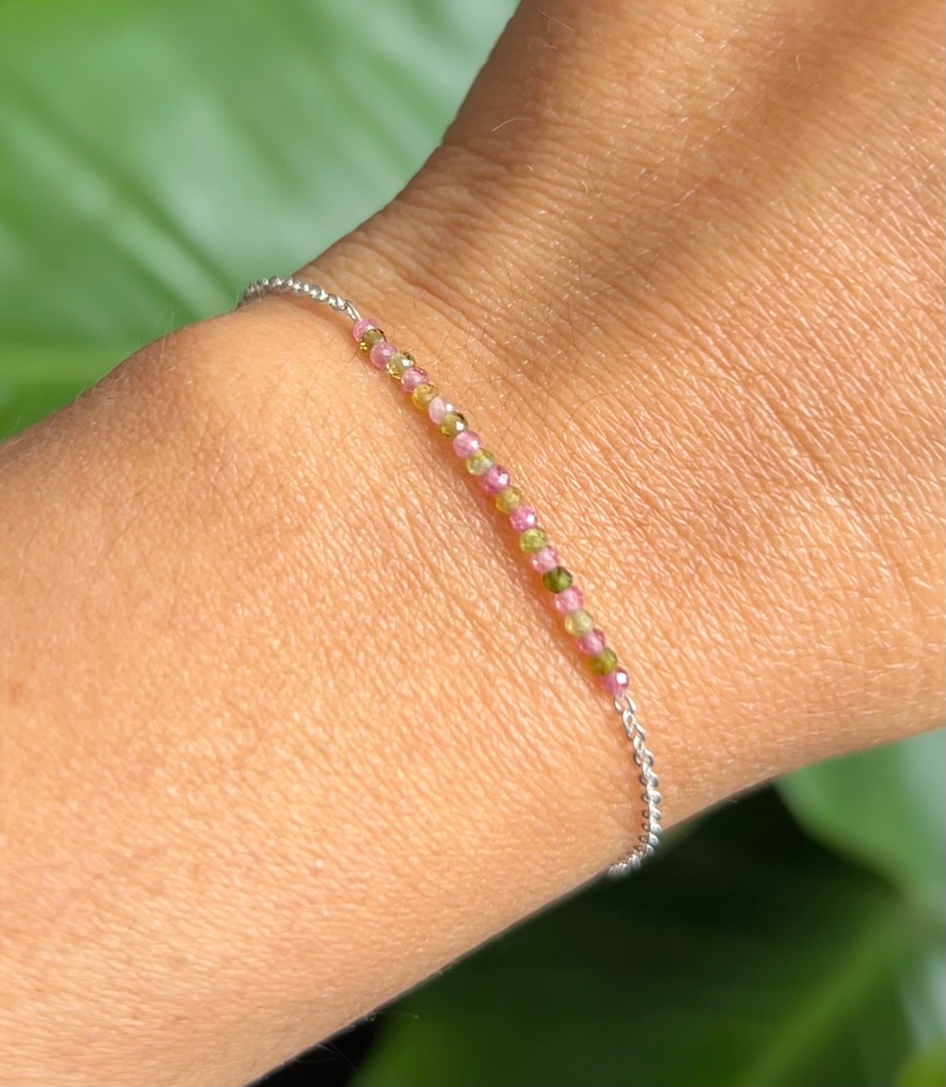 Pulsera mini turmalinas