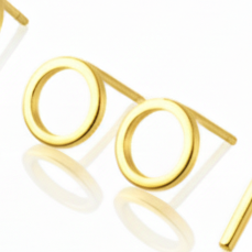 Aretes Nodo Dorado