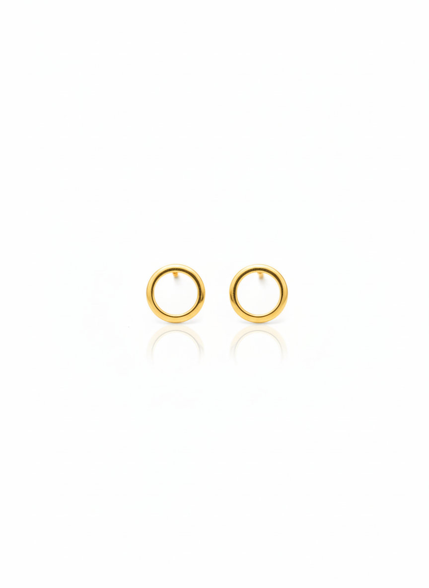 Aretes Nodo Dorado