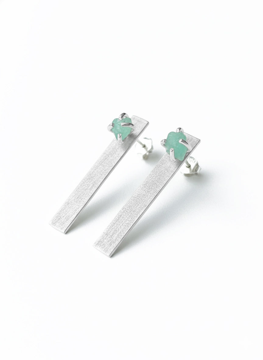 Aretes Aura Plata 2 en 1