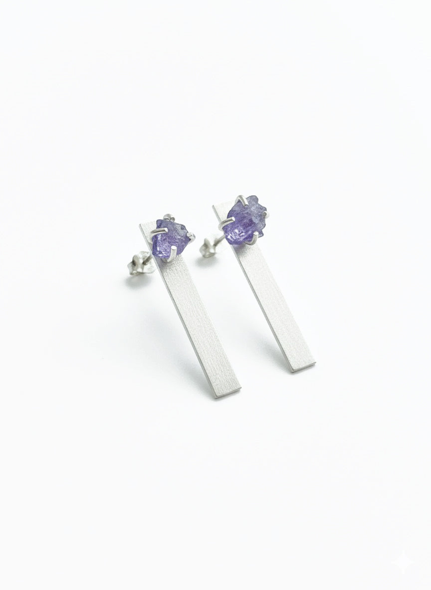Aretes Aura Plata 2 en 1