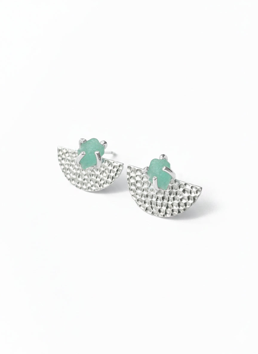Aretes Alma Plata 2 en 1