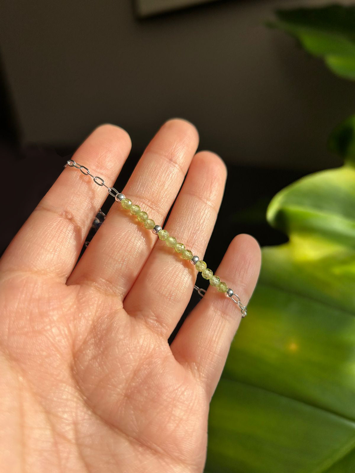 Pulsera Kira Plata Peridoto