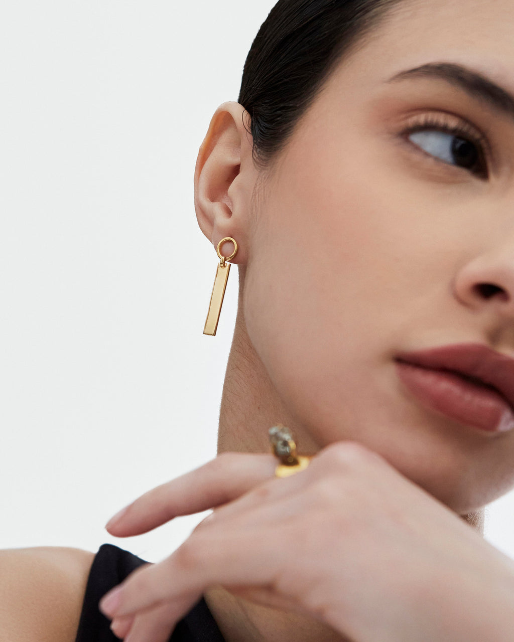 Aretes Croma Dorado