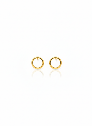 Aretes Nodo Dorado