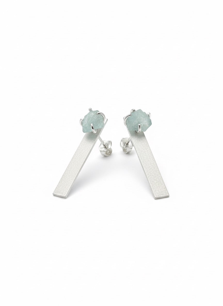 Aretes Aura Plata 2 en 1