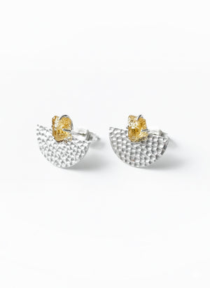 Aretes Alma Plata 2 en 1