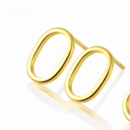 Aretes Clip Dorado