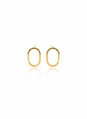 Aretes Clip Dorado