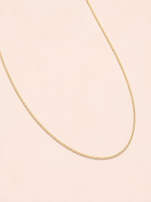 CADENA PRISMA ORO 18K