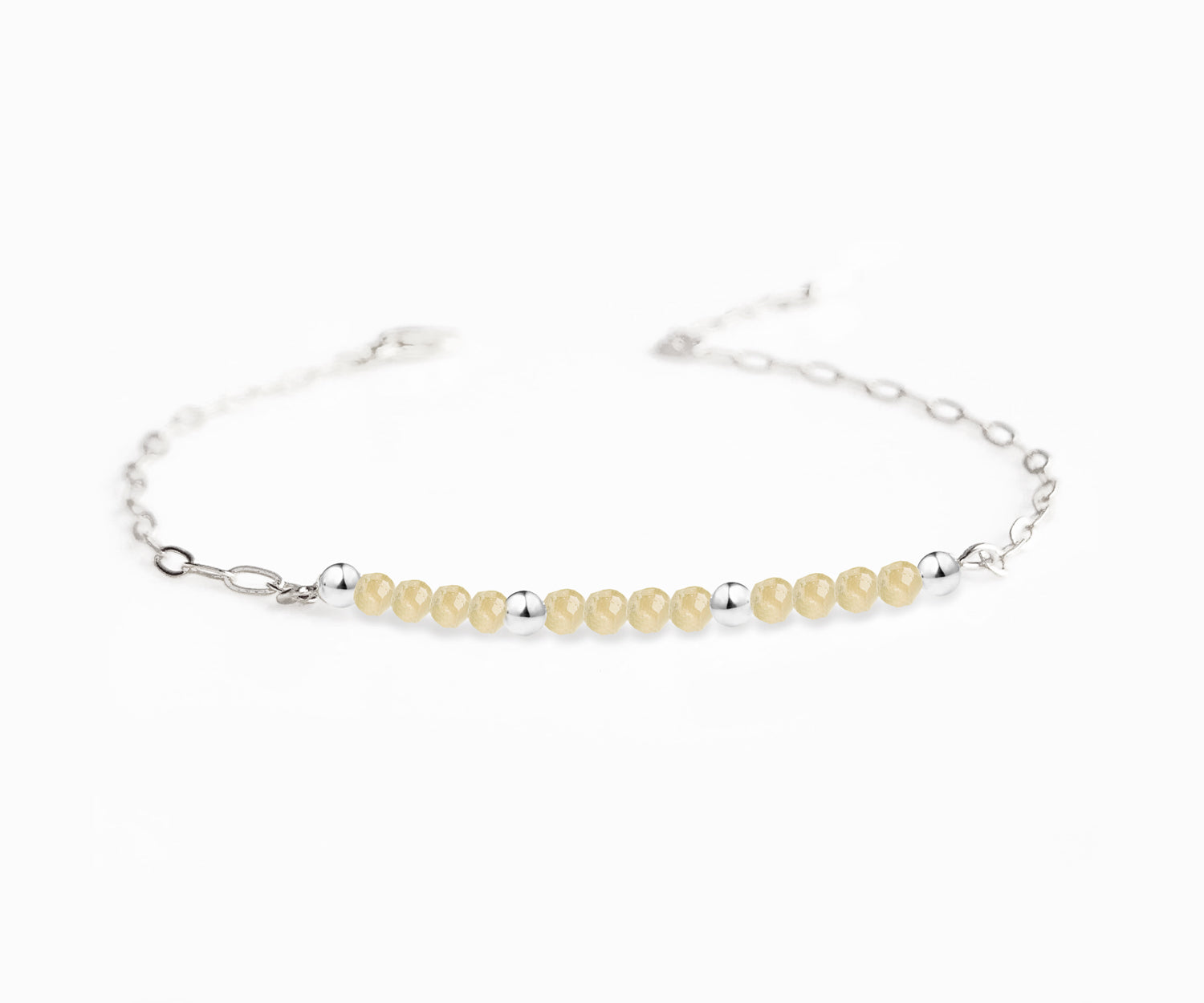 Pulsera Kira Citrino PLATA
