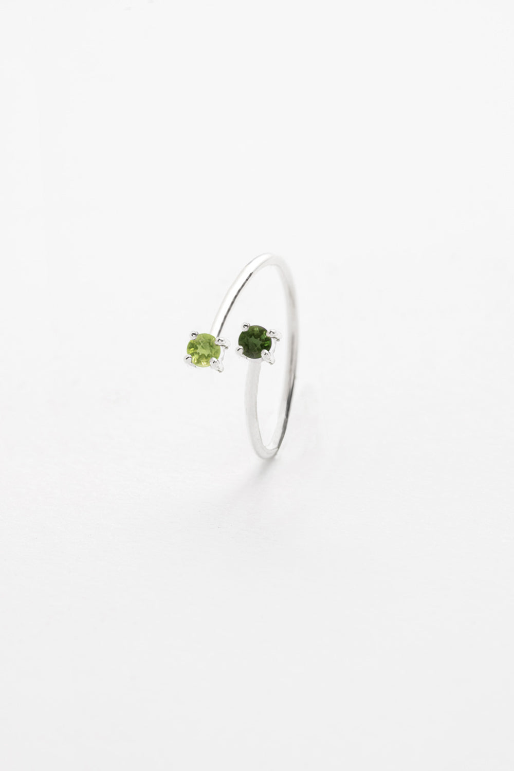 ANILLO TWIST DOBLE PIEDRA