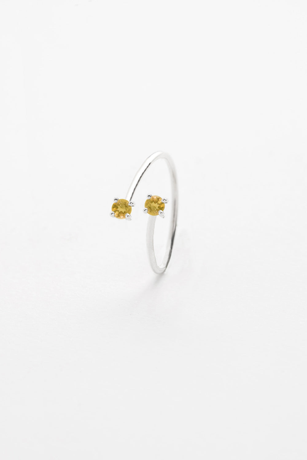 ANILLO TWIST DOBLE PIEDRA
