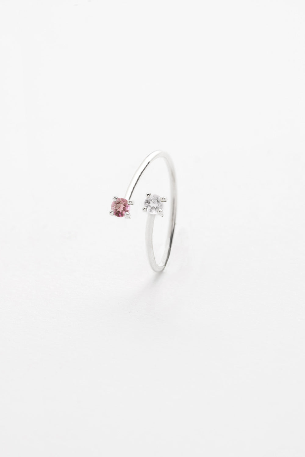 ANILLO TWIST DOBLE PIEDRA