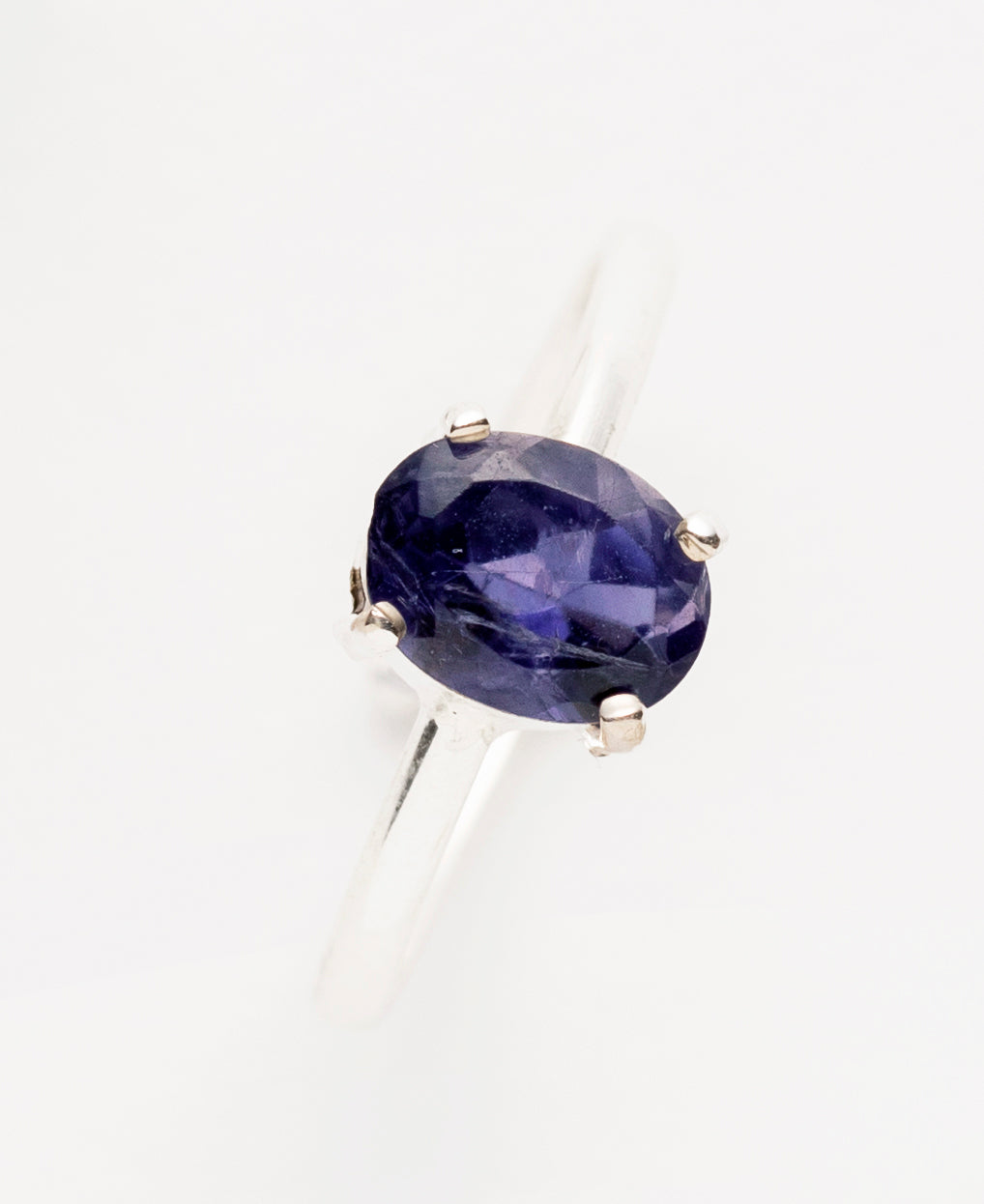 ANILLO OVAL PLATA AMATISTA