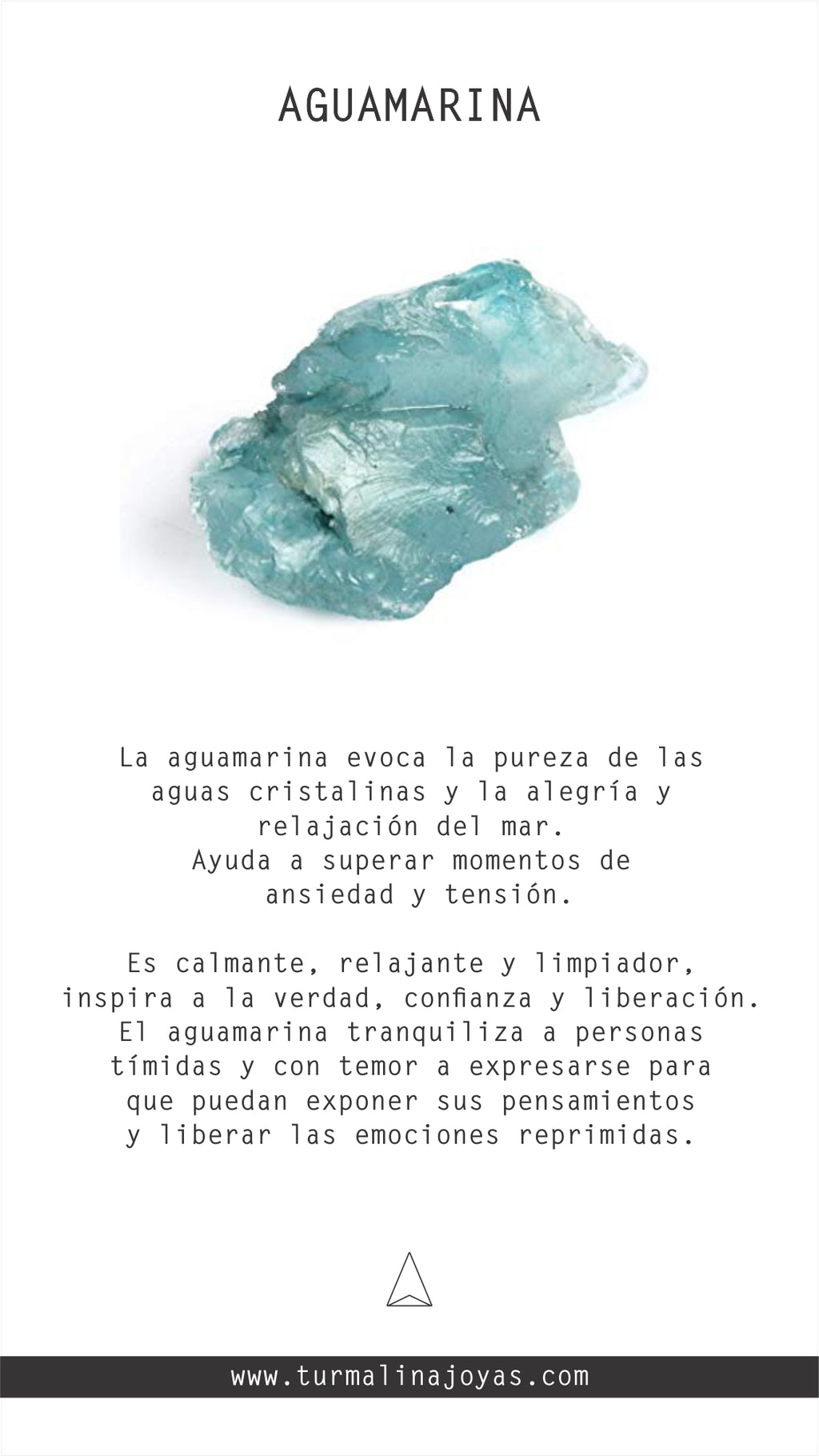 COLLAR PIEDRA NATURAL ORO 18k AGUAMARINA