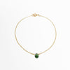 PULSERA GOTA TURMALINA ORO