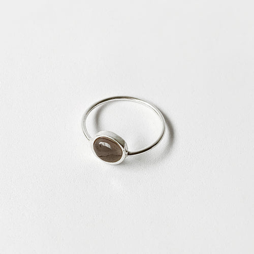 ANILLO CRISTAL PLATA