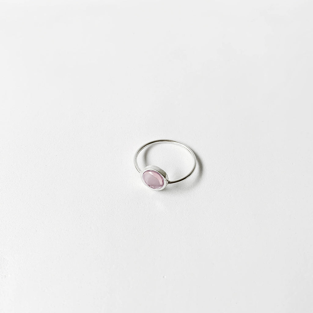 ANILLO CRISTAL PLATA