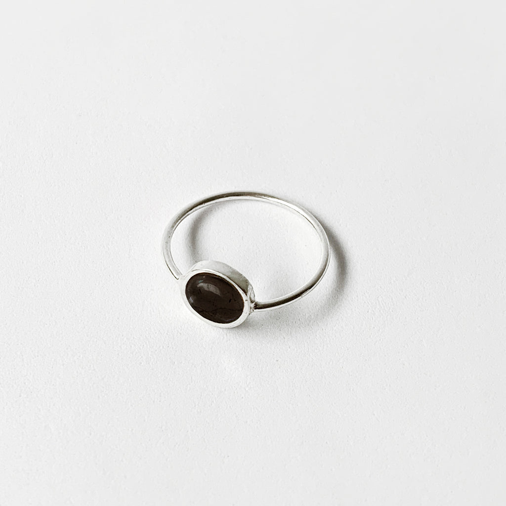 ANILLO CRISTAL PLATA