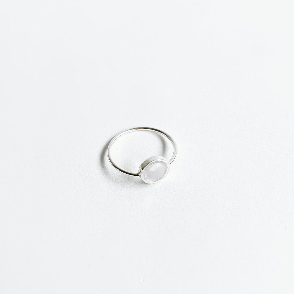 ANILLO CRISTAL PLATA