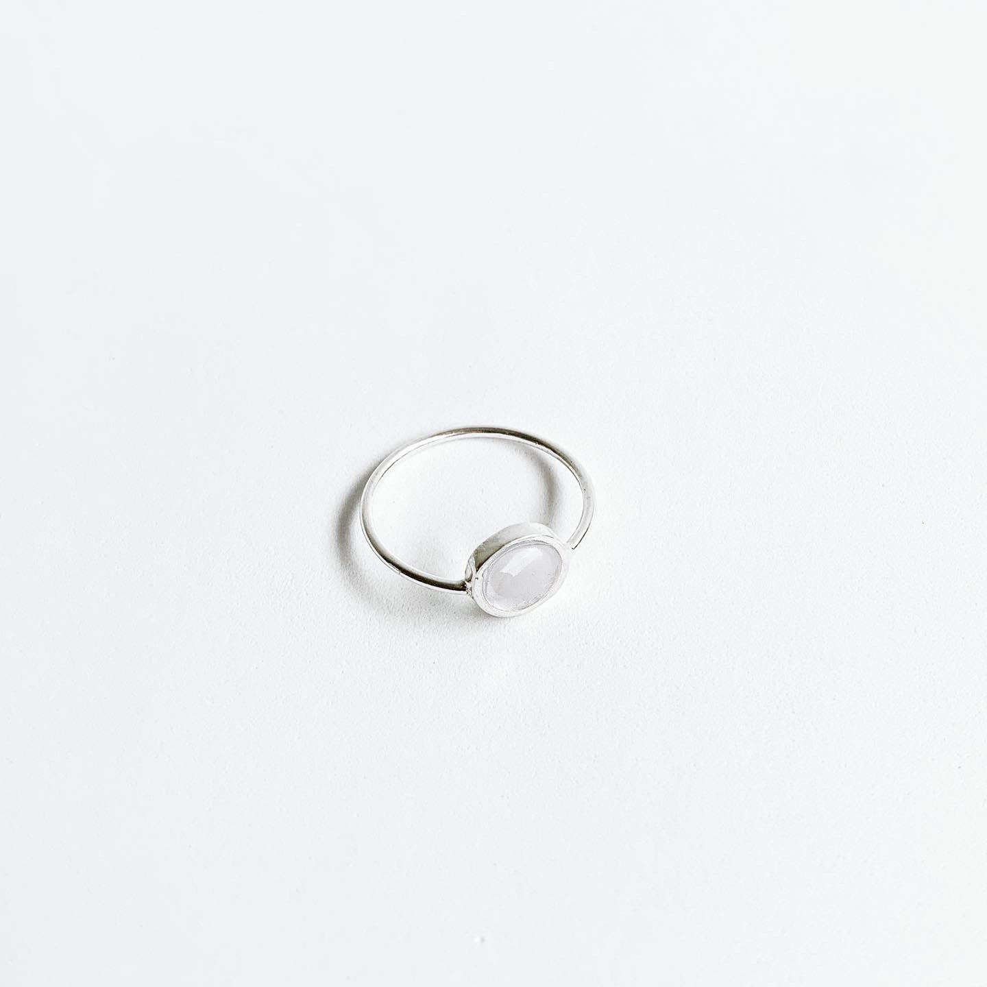 ANILLO CRISTAL PLATA