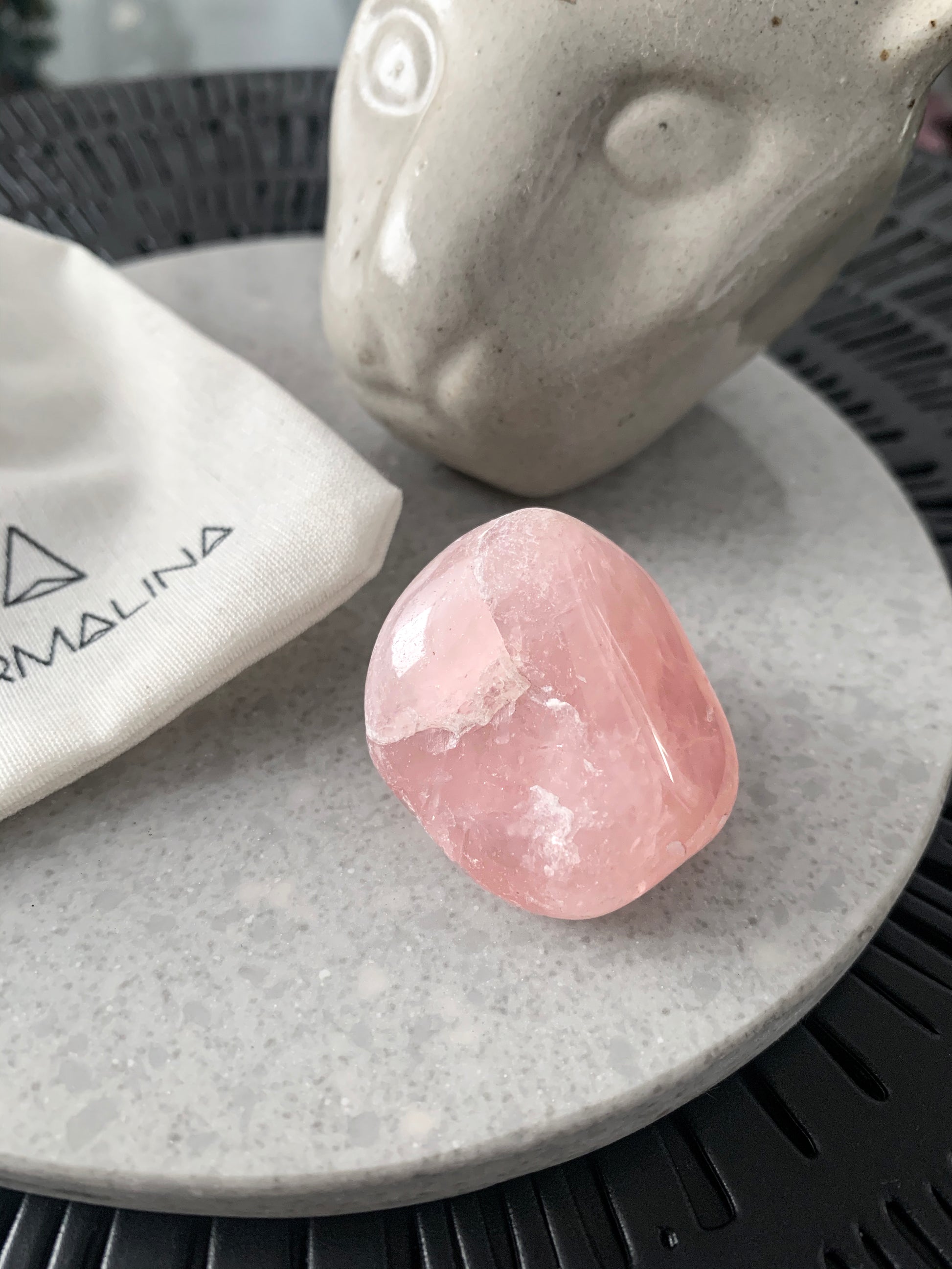 PIEDRA CUARZO ROSA -AMULETO