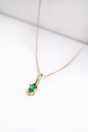 DIJE MARQUESA ESMERALDA 5MM (A PEDIDO)